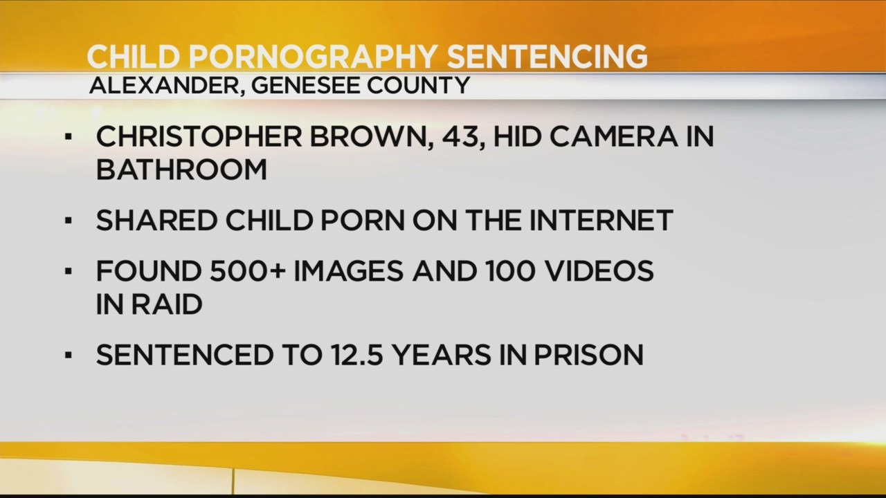 Genesee County man sentenced over 12 years for child pornography - WHEC.com