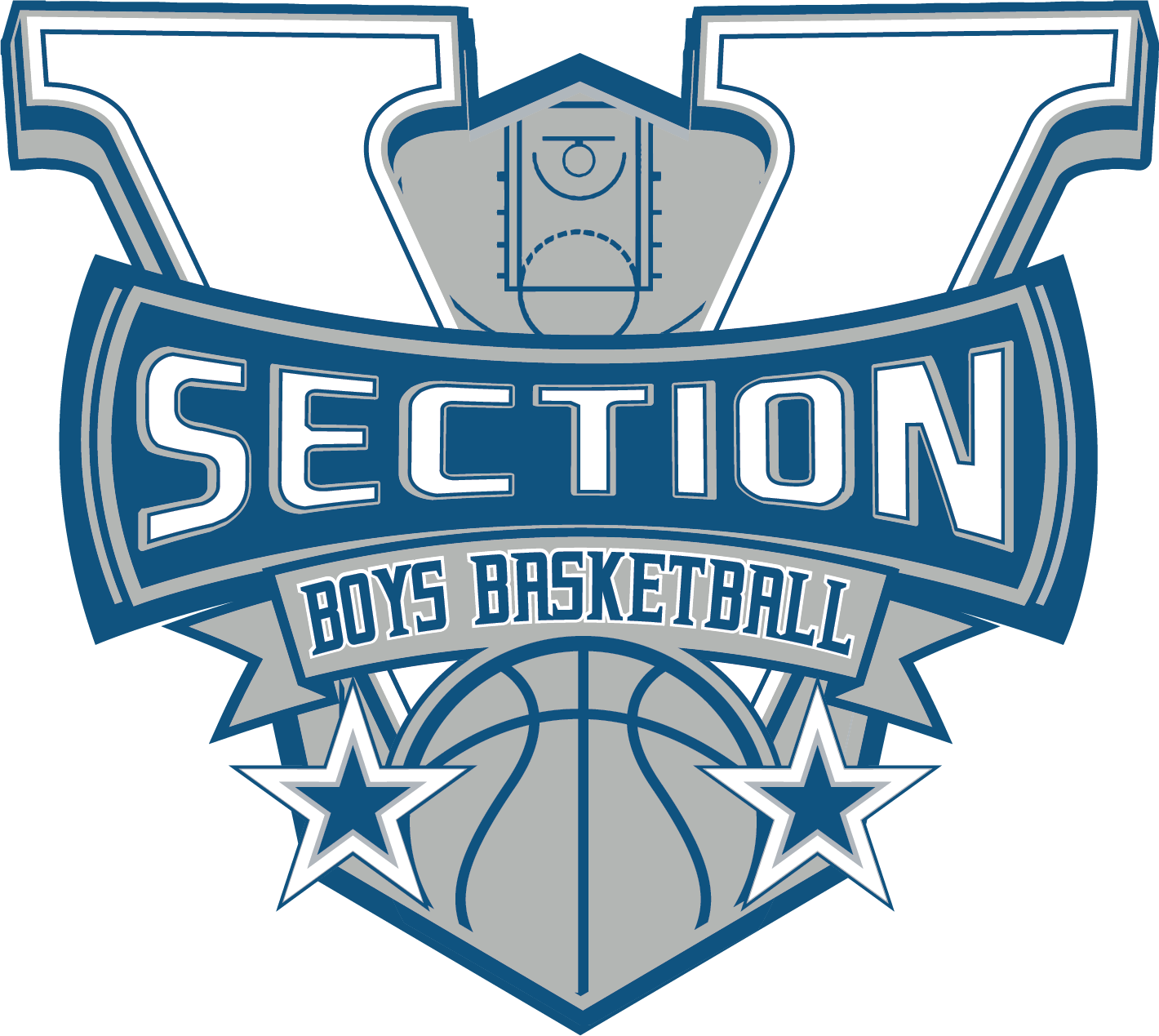 Section V boys basketball logo