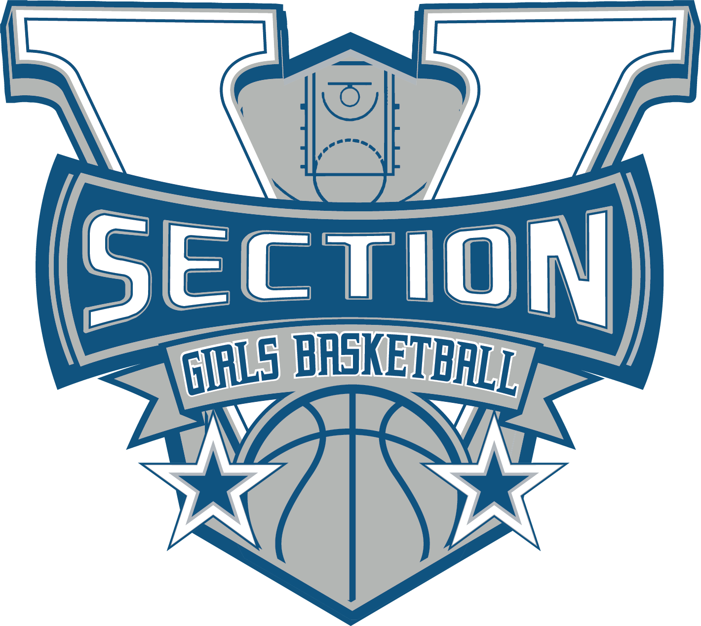 Section V girls basketball logo