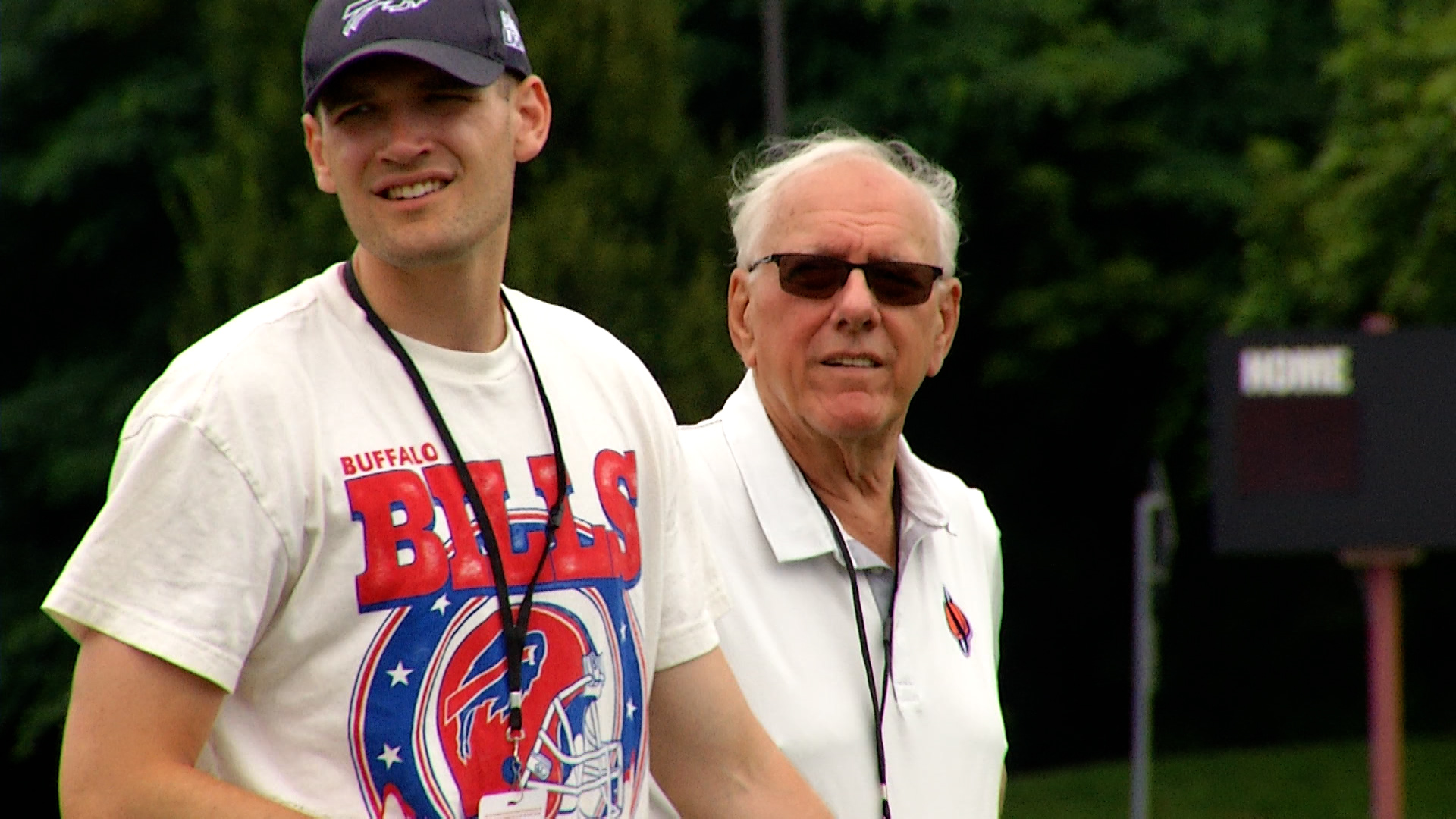 Jim Boeheim and Jimmy Boeheim at Bills Training Camp
