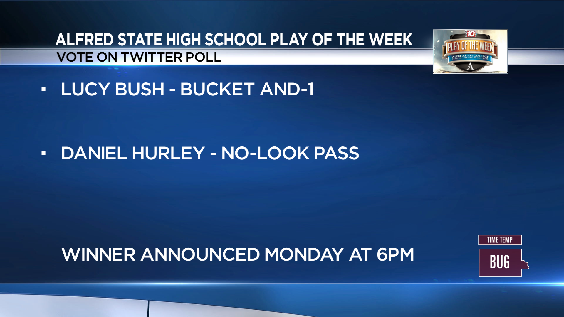 Alfred State High School Play of the Week Dec 28 2023